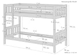 Erst-Holz Stockbett aus massiver Kiefer - 8