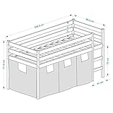 Idimex Stockbett mit Vorhang - 2